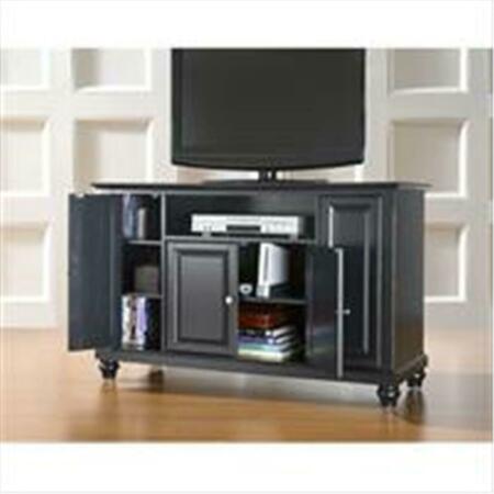 MODERN MARKETING Crosley Furniture Cambridge 48 In. Tv Stand In Black Finish KF10002DBK